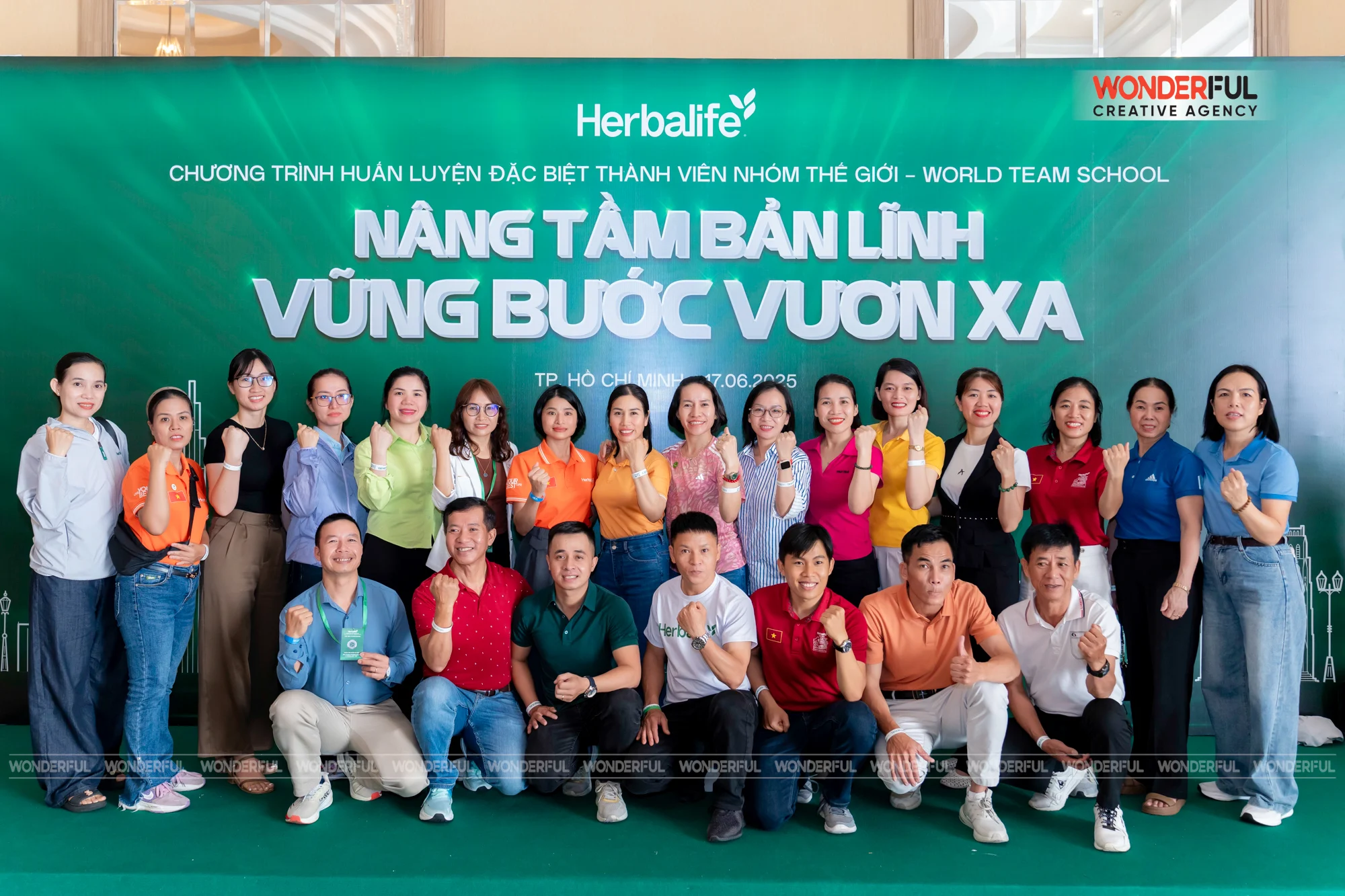 WONDERFUL tổ chức thành công Herbalife World Team School Training